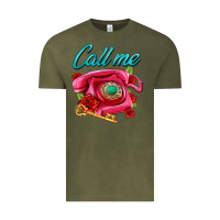 Vintage Olive call me roses and pink telephone Vintage Tee - AdoDesignShop