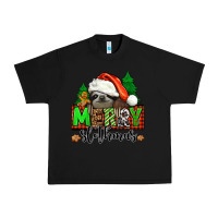 Black merry slothmas Urban Heavy Tee - Jasminsmagicworld