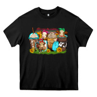 Black heifers coffee cups Heavy Core Tee - Zillion Design Studio