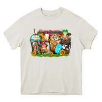 Cream heifers coffee cups Heavy Core Tee - Zillion Design Studio