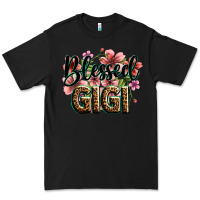 Black flowers blessed gigi Premium Tee - Zillion Design Studio