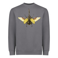 Storm Hercules Beetle With Wings Heavyweight Sweatshirt - LillyAllenDesigns