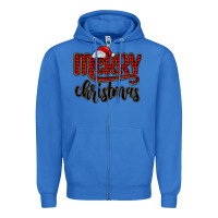 True Royal merry christmas Zipper Hoodie - MaliasSmallBusiness
