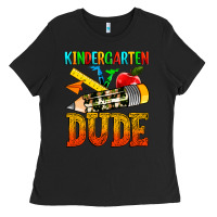 Black kindergarten dude Ladies Tee - texasbilliewilder