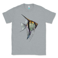 Heather Grey Angelfish Classic Tee - LillyAllenDesigns