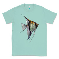 Seafoam Angelfish Classic Tee - LillyAllenDesigns