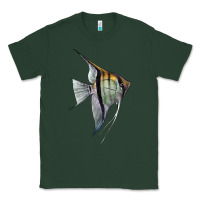 Sports Green Angelfish Classic Tee - LillyAllenDesigns