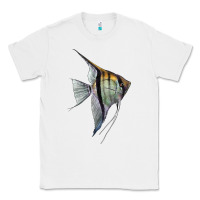 White Angelfish Classic Tee - LillyAllenDesigns