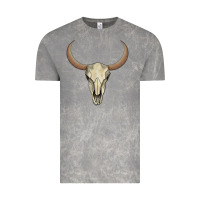 Cloud Rock bull skull Vintage Tee - AdoDesignShop