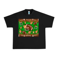 Black football leopard Urban Heavy Tee - NancyCooperArtShop