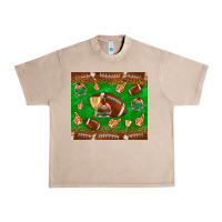 French Oak football leopard Urban Heavy Tee - NancyCooperArtShop