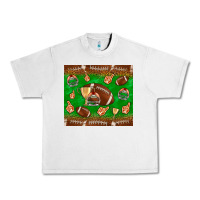 Lunar Rock football leopard Urban Heavy Tee - NancyCooperArtShop