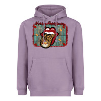 Lavender Merry Christmas Lips Santa Heavyweight Hoodie - Bettercallsaul