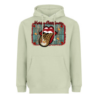 Matcha Merry Christmas Lips Santa Heavyweight Hoodie - Bettercallsaul