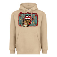 Mushroom Merry Christmas Lips Santa Heavyweight Hoodie - Bettercallsaul