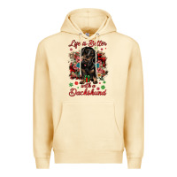 Pina Colada Christmas life is better with a dachshund Premium Hoodie - JahusDesignShop