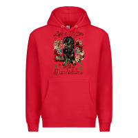 Red Christmas life is better with a dachshund Premium Hoodie - JahusDesignShop