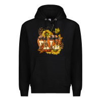 Black Wild About Fall Premium Hoodie - texasbilliewilder