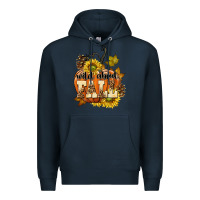 Navy Wild About Fall Premium Hoodie - texasbilliewilder