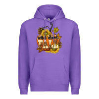 Purple Wild About Fall Premium Hoodie - texasbilliewilder
