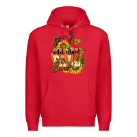 Red Wild About Fall Premium Hoodie - texasbilliewilder