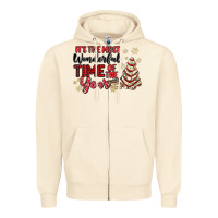 Sandshell its the most wonderful time of the year Zipper Hoodie - MaliasSmallBusiness