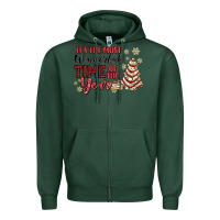 Sports Green its the most wonderful time of the year Zipper Hoodie - MaliasSmallBusiness