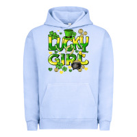 Pigment Grape Ice lucky girl st. patricks day Urban Hoodie - HowdyJamesFarm