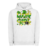 Pigment Lunar Rock lucky girl st. patricks day Urban Hoodie - HowdyJamesFarm