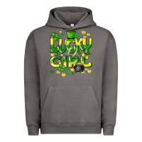 Pigment Tornado lucky girl st. patricks day Urban Hoodie - HowdyJamesFarm