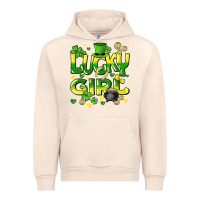 Sandshell lucky girl st. patricks day Urban Hoodie - HowdyJamesFarm