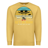 Antique Gold UFO Vintage Retro Alien Outerspace Spaceship Premium Sweatshirt - Bettercallsaul