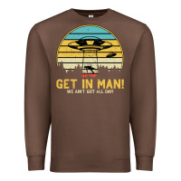 Chestnut UFO Vintage Retro Alien Outerspace Spaceship Premium Sweatshirt - Bettercallsaul
