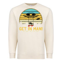 Sandshell UFO Vintage Retro Alien Outerspace Spaceship Premium Sweatshirt - Bettercallsaul