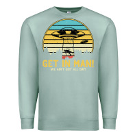 Seafoam UFO Vintage Retro Alien Outerspace Spaceship Premium Sweatshirt - Bettercallsaul