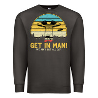 Smoke UFO Vintage Retro Alien Outerspace Spaceship Premium Sweatshirt - Bettercallsaul