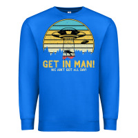 True Royal UFO Vintage Retro Alien Outerspace Spaceship Premium Sweatshirt - Bettercallsaul