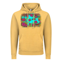 Vintage Mustard gemstone serape glitter background Vintage Hoodie - JahusDesignShop