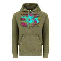 Vintage Olive gemstone serape glitter background Vintage Hoodie - JahusDesignShop