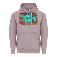 Vintage Zinc gemstone serape glitter background Vintage Hoodie - JahusDesignShop