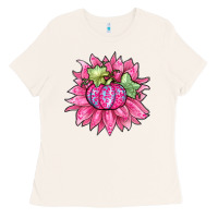 Bone sunflower pumpkin breast cancer Ladies Tee - Zillion Design Studio