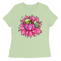 Matcha sunflower pumpkin breast cancer Ladies Tee - Zillion Design Studio