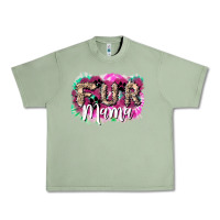 Oil Green fur mama Urban Heavy Tee - NancyCooperArtShop