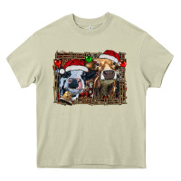 Mossy christmas heifers with leopard and cowhide background Heavy Core Tee - RanaPortraitStore