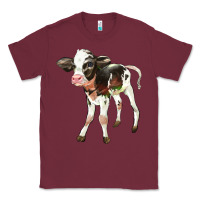 Burgundy Holstein Calf Classic Tee - LillyAllenDesigns