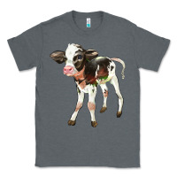 Charcoal Heather Holstein Calf Classic Tee - LillyAllenDesigns