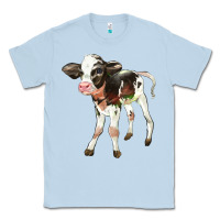 Dusty Blue Holstein Calf Classic Tee - LillyAllenDesigns