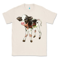 Natural Holstein Calf Classic Tee - LillyAllenDesigns