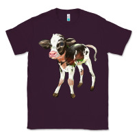 Plum Holstein Calf Classic Tee - LillyAllenDesigns