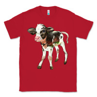 Red Holstein Calf Classic Tee - LillyAllenDesigns